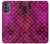 S3051 Pink Mermaid Fish Scale Case For Motorola Moto G62 5G