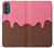 S3754 Strawberry Ice Cream Cone Case For Motorola Moto G62 5G