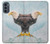 S3843 Bald Eagle On Ice Case For Motorola Moto G62 5G