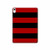 S2638 Black and Red Striped Hard Case For iPad 10.9 (2025,2022)