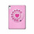 S2847 Pink Retro Rotary Phone Hard Case For iPad 10.9 (2022)
