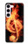 S0493 Music Note Burn Case For Samsung Galaxy S23