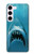 S0830 White Shark Case For Samsung Galaxy S23