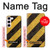 S2231 Yellow and Black Line Hazard Striped Case For Samsung Galaxy S23