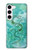 S2653 Dragon Green Turquoise Stone Graphic Case For Samsung Galaxy S23