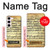 S2667 The Fowler Mozart Music Sheet Case For Samsung Galaxy S23
