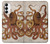 S2801 Vintage Octopus Case For Samsung Galaxy S23