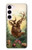 S2841 Vintage Reindeer Christmas Case For Samsung Galaxy S23