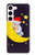 S2849 Cute Sleepy Owl Moon Night Case For Samsung Galaxy S23