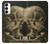 S3358 Vincent Van Gogh Skeleton Cigarette Case For Samsung Galaxy S23
