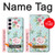 S3494 Vintage Rose Polka Dot Case For Samsung Galaxy S23