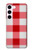S3535 Red Gingham Case For Samsung Galaxy S23
