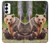 S3558 Bear Family Case For Samsung Galaxy S23 S3558 Bear Family Case For Samsung Galaxy S23