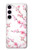 S3707 Pink Cherry Blossom Spring Flower Case For Samsung Galaxy S23