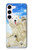S3794 Arctic Polar Bear and Seal Paint Case For Samsung Galaxy S23