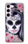 S3821 Sugar Skull Steam Punk Girl Gothic Case For Samsung Galaxy S23