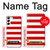 S2364 Red and White Striped Case For Samsung Galaxy S23 Plus