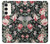 S2727 Vintage Rose Pattern Case For Samsung Galaxy S23 Plus