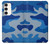 S2958 Army Blue Camo Camouflage Case For Samsung Galaxy S23 Plus