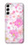 S3036 Pink Sweet Flower Flora Case For Samsung Galaxy S23 Plus