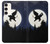 S3323 Flying Elephant Full Moon Night Case For Samsung Galaxy S23 Plus