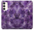 S3713 Purple Quartz Amethyst Graphic Printed Case For Samsung Galaxy S23 Plus