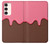 S3754 Strawberry Ice Cream Cone Case For Samsung Galaxy S23 Plus