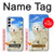 S3794 Arctic Polar Bear and Seal Paint Case For Samsung Galaxy S23 Plus