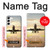 S3837 Airplane Take off Sunrise Case For Samsung Galaxy S23 Plus