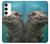 S3871 Cute Baby Hippo Hippopotamus Case For Samsung Galaxy S23 Plus