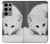 S2569 White Arctic Fox Case For Samsung Galaxy S23 Ultra