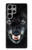 S2823 Black Wolf Blue Eyes Face Case For Samsung Galaxy S23 Ultra