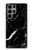 S2895 Black Marble Graphic Printed Case For Samsung Galaxy S23 Ultra