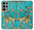 S2906 Aqua Turquoise Stone Case For Samsung Galaxy S23 Ultra