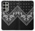 S3363 Bandana Black Pattern Case For Samsung Galaxy S23 Ultra