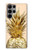 S3490 Gold Pineapple Case For Samsung Galaxy S23 Ultra