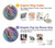 S3676 Colorful Abstract Marble Stone Case For Samsung Galaxy S23 Ultra