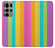 S3678 Colorful Rainbow Vertical Case For Samsung Galaxy S23 Ultra