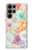 S3705 Pastel Floral Flower Case For Samsung Galaxy S23 Ultra