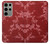 S3817 Red Floral Cherry blossom Pattern Case For Samsung Galaxy S23 Ultra