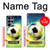 S3844 Glowing Football Soccer Ball Case For Samsung Galaxy S23 Ultra