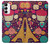 S2353 Paris Cartoon Vintage Pattern Case For Samsung Galaxy A14 5G