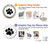 S2355 Paw Foot Print Case For Samsung Galaxy A14 5G