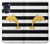 S2882 Black and White Striped Gold Dolphin Case For Motorola Moto G 5G (2023)