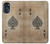 S2928 Vintage Spades Ace Card Case For Motorola Moto G 5G (2023)