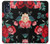 S3112 Rose Floral Pattern Black Case For Motorola Moto G 5G (2023)
