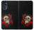 S3753 Dark Gothic Goth Skull Roses Case For Motorola Moto G 5G (2023)