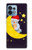 S2849 Cute Sleepy Owl Moon Night Case For Motorola Edge+ (2023), X40, X40 Pro, Edge 40 Pro