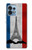 S2859 Vintage France Flag Eiffel Tower Case For Motorola Edge+ (2023), X40, X40 Pro, Edge 40 Pro