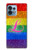 S2900 Rainbow LGBT Lesbian Pride Flag Case For Motorola Edge+ (2023), X40, X40 Pro, Edge 40 Pro